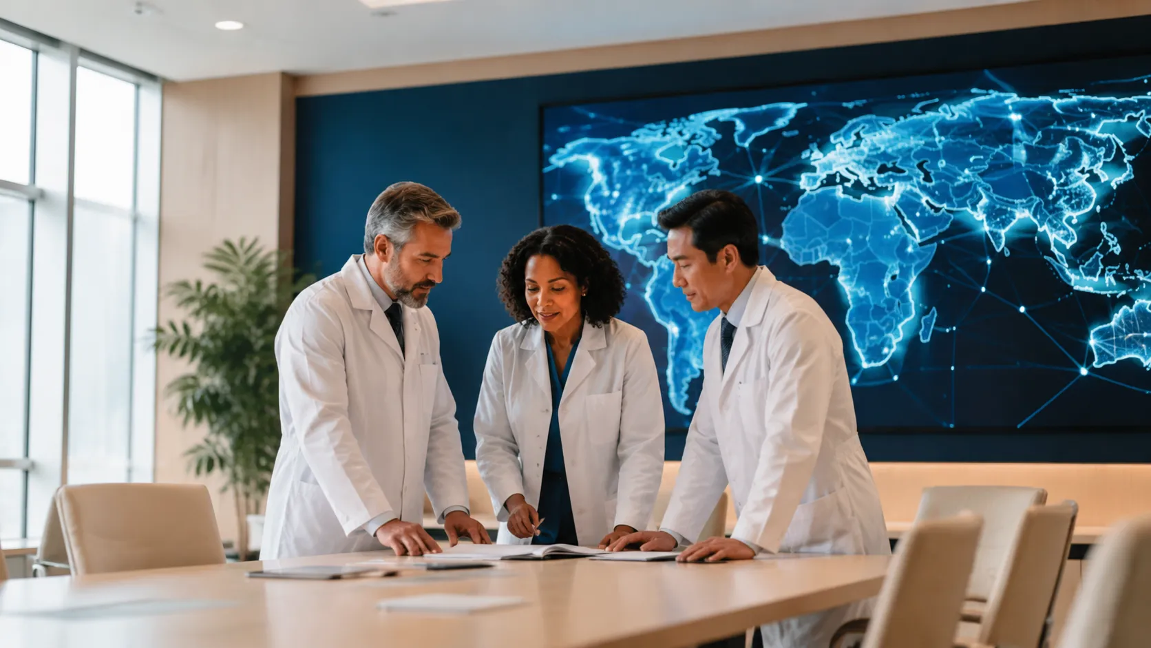 Global medical strategy meeting — Nexusuro international distribution partnerships