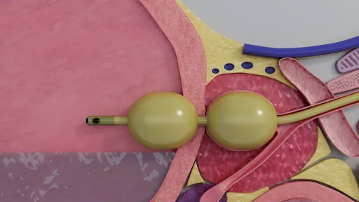 Anchoring Balloon Cross-section