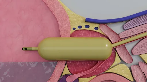 Dilating Balloon Cross-section